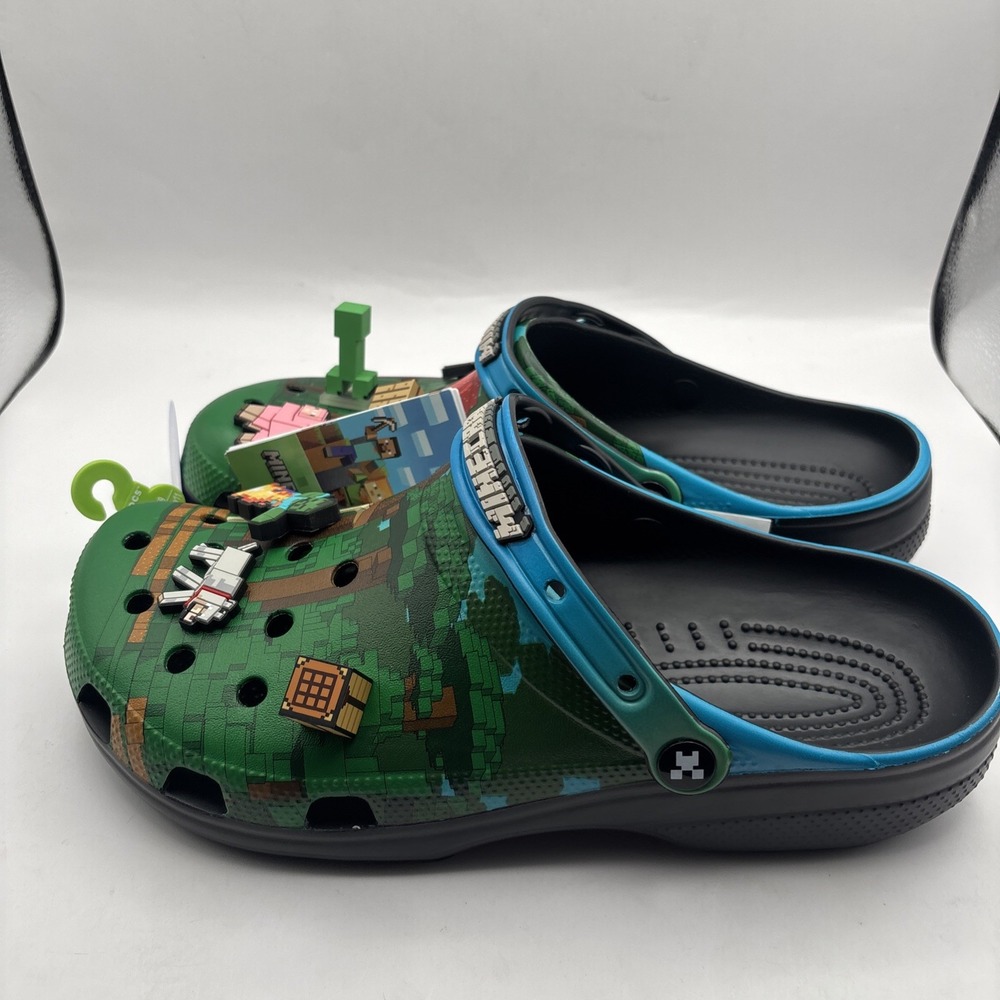 Crocs x MinecraftcClassic Clog‎ 210829-90H - M9/W11 - Picture 5 of 10